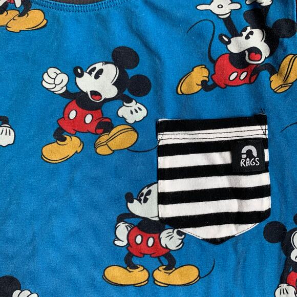 Rags Mickey Mouse Disney Pocket Tee size 9/10 - Picture 2 of 6